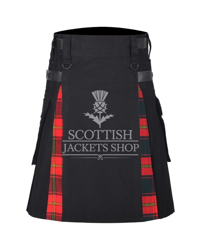 Ulster Red Modern Tartan Hybrid Kilt