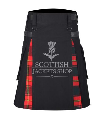 Ulster Red Modern Tartan Hybrid Kilt
