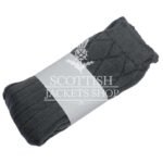 Charcoal Gray kilt Socks
