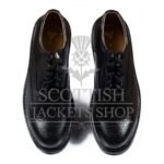 Brown Leather Ghillie Brogues Kilt Shoes