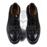 Brown Leather Ghillie Brogues Kilt Shoes