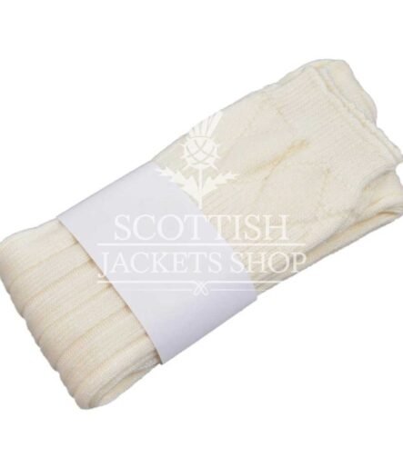Cream Kilt Socks