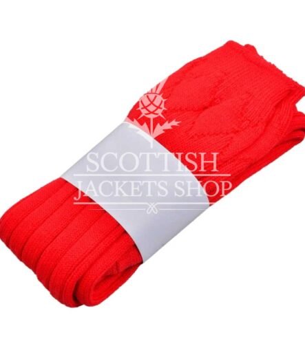 Red Kilt Socks