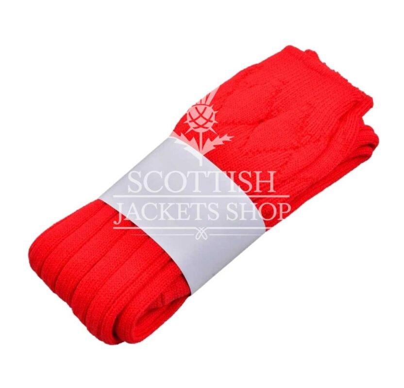 Red Kilt Socks