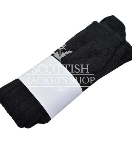 Black Kilt Socks