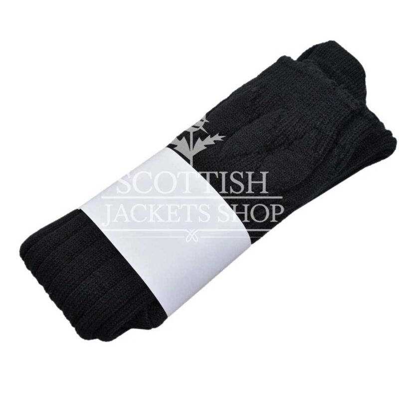 Black Kilt Socks
