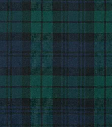 Black Watch Modern Tartan Fabric