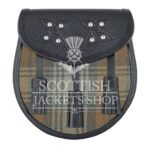 Black Watch Weathered Tartan Sporran