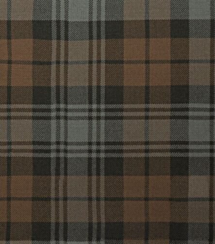Black Watch Weathered Tartan Fabric