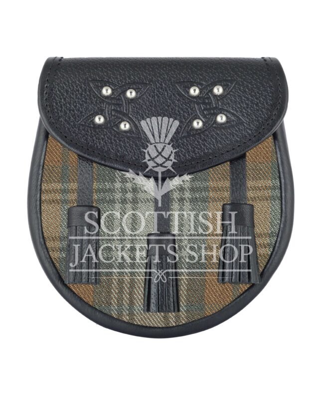 Black Watch Weathered Tartan Sporran