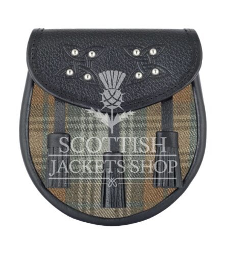Black Watch Weathered Tartan Sporran