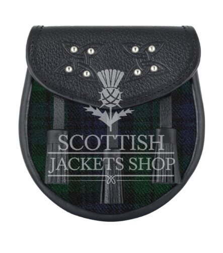Black Watch Tartan Sporran