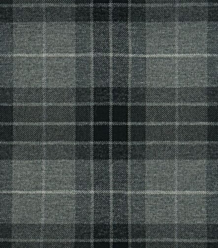 Fraser Grey Tartan Fabric