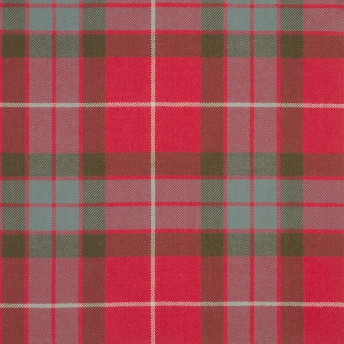 Fraser Red Weathered Tartan Fabric Fraser Red Weathered Tartan Fabric