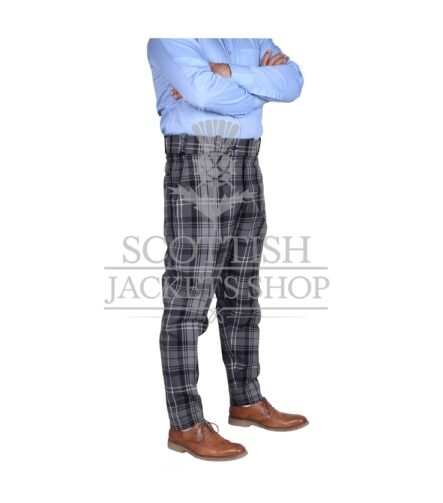 Hamilton Gray Tartan Trouser