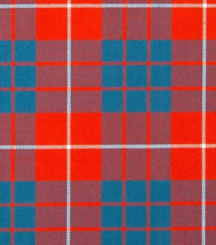 Hamilton Red Ancient Tartan Fabric