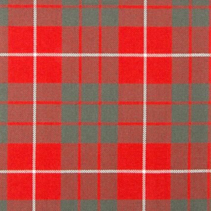 Hamilton Red Weathered Tartan Fabric