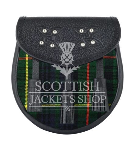 Hunting Stewart Tartan Sporran