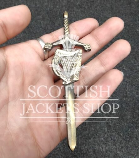Irish Harp kilt Pin