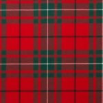 MacAuley Red Modern Tartan Fabric