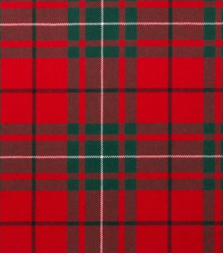 MacAuley Red Modern Tartan Fabric