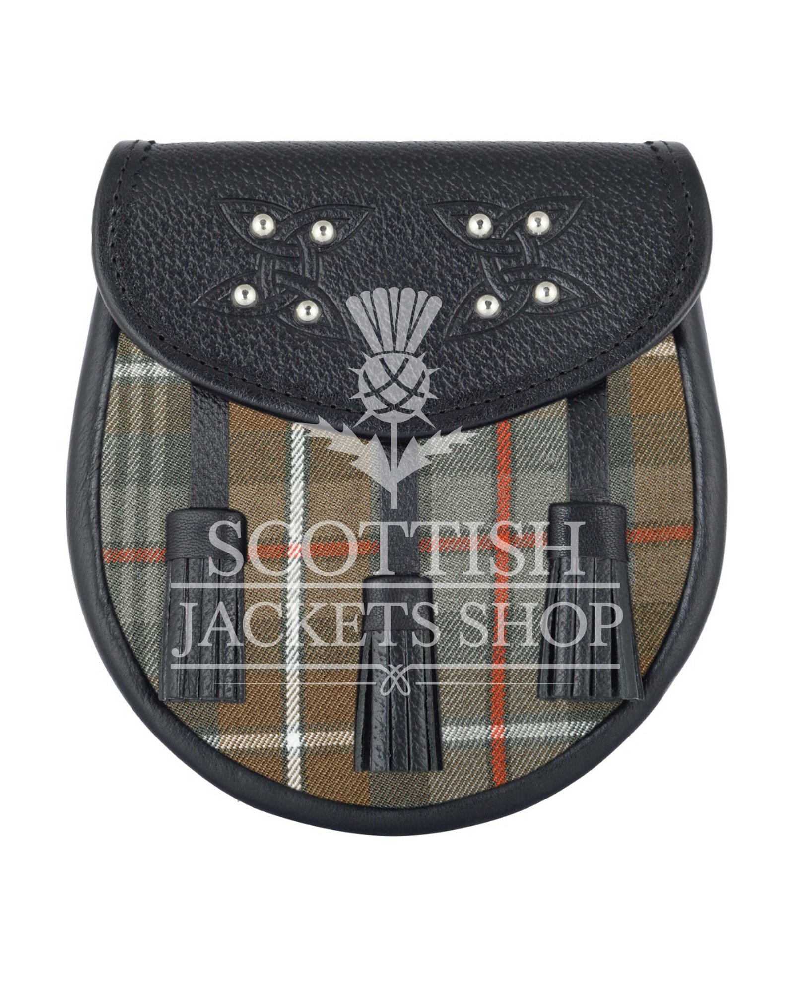 Mackenzie Weathered Tartan Sporran Mackenzie Weathered Tartan Sporran