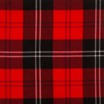 Ramsay Red Modern Tartan Fabrics