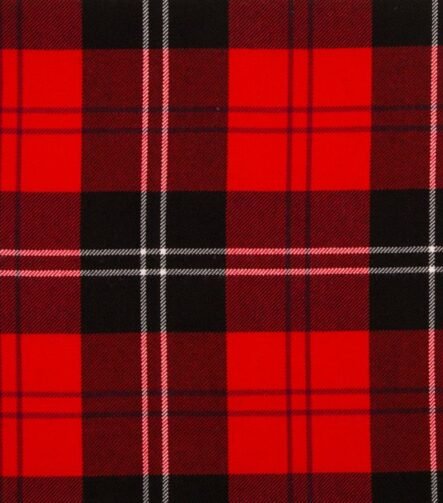 Ramsay Red Modern Tartan Fabrics