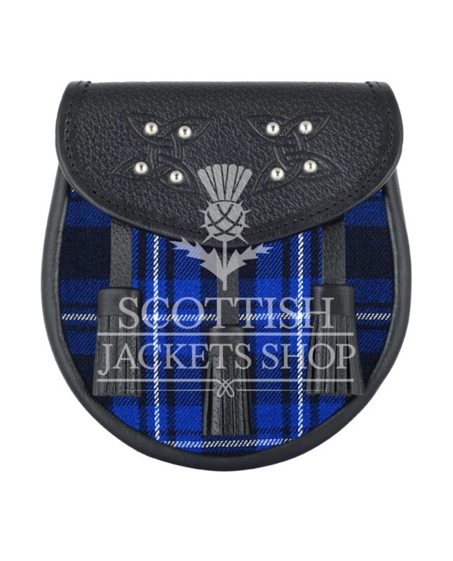 Ramsey Blue Tartan Sporran