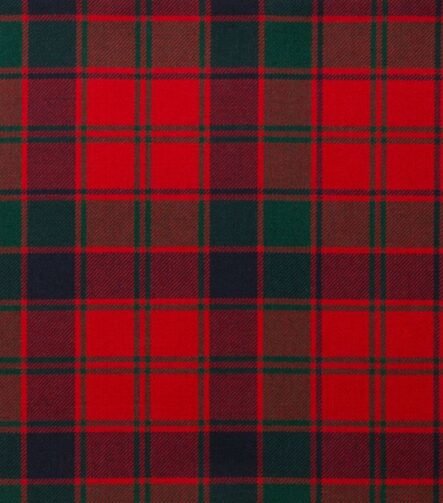 Robertson Red Modern Tartan Fabrics