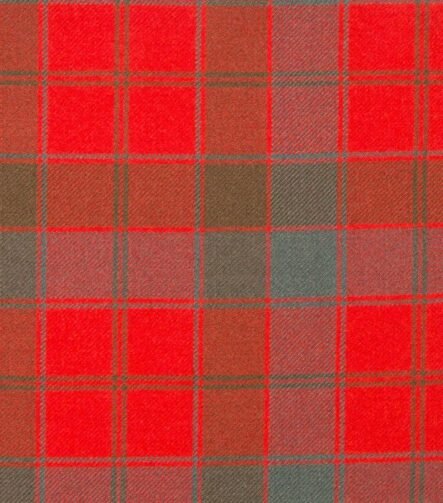 Robertson Red Weathered Tartan Fabrics