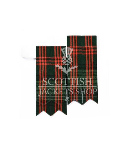 Rose Hunting Modern Tartan Flashes