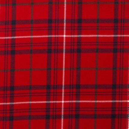 Rose Red Modern Tartan Fabrics