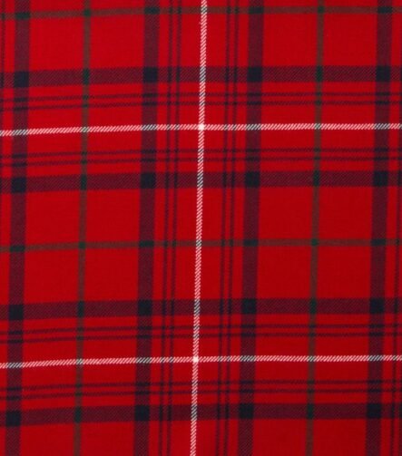 Rose Red Modern Tartan Fabrics