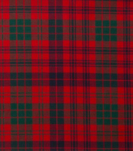 Ross Red Modern Tartan Fabrics