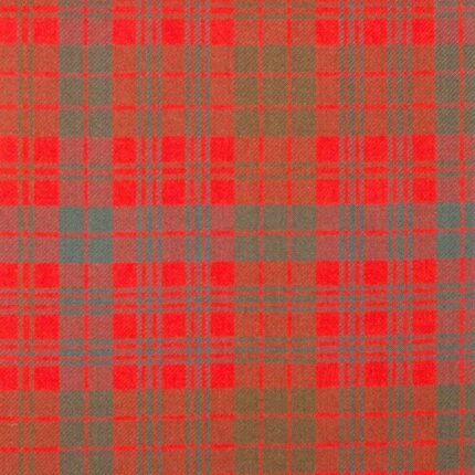 Ross Red Weathered Tartan Fabrics