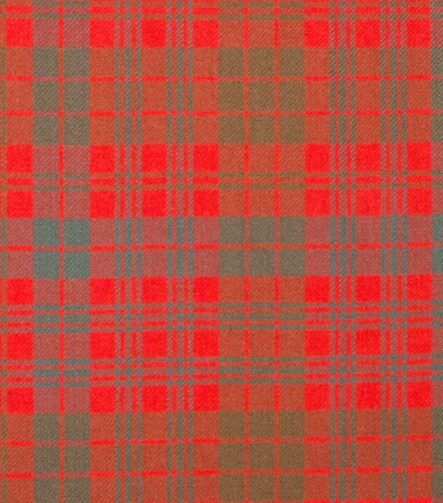 Ross Red Weathered Tartan Fabrics