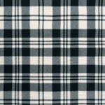 Scott Black And White Ancient Tartan Fabrics