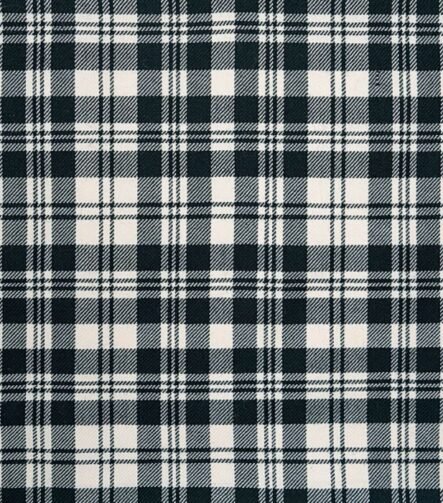 Scott Black And White Modern Tartan Fabrics