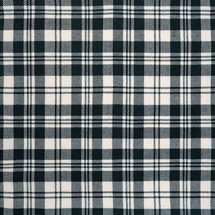 Scott Black And White Modern Tartan Fabrics Scott Black And White Modern Tartan Fabrics