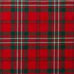 Scott Red Modern Tartan Fabrics