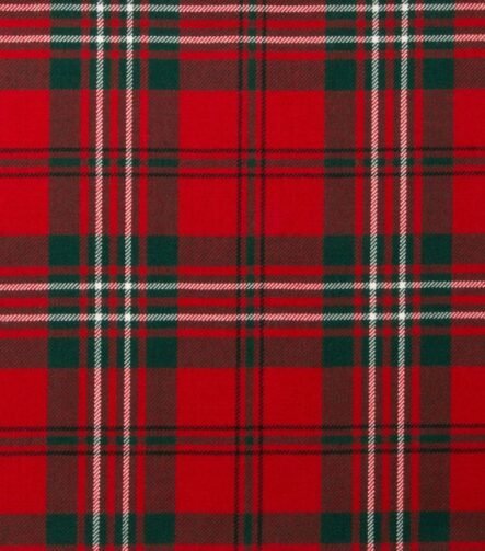 Scott Red Modern Tartan Fabrics