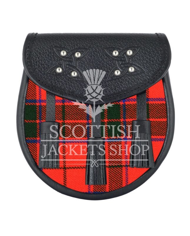 Scottish Rose Tartan Sporran