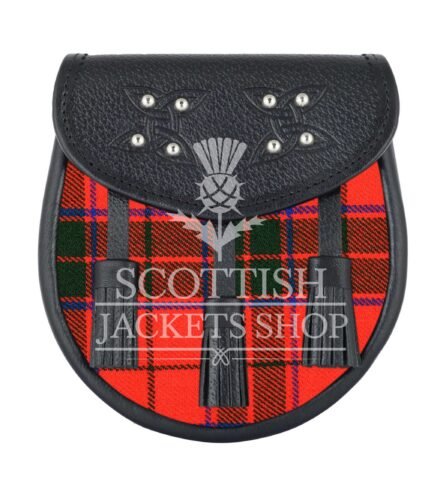 Scottish Rose Tartan Sporran