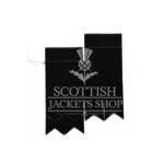 Solid Black Tartan Flashes