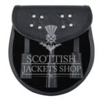 Solid Green Tartan Sporran