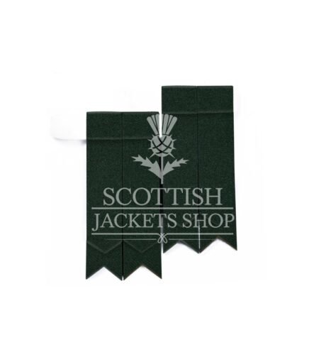 Solid Green Tartan Flashes