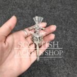 Thistle kilt pin
