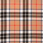 Thompson Camel Tartan Fabric