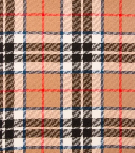 Thompson Camel Tartan Fabric
